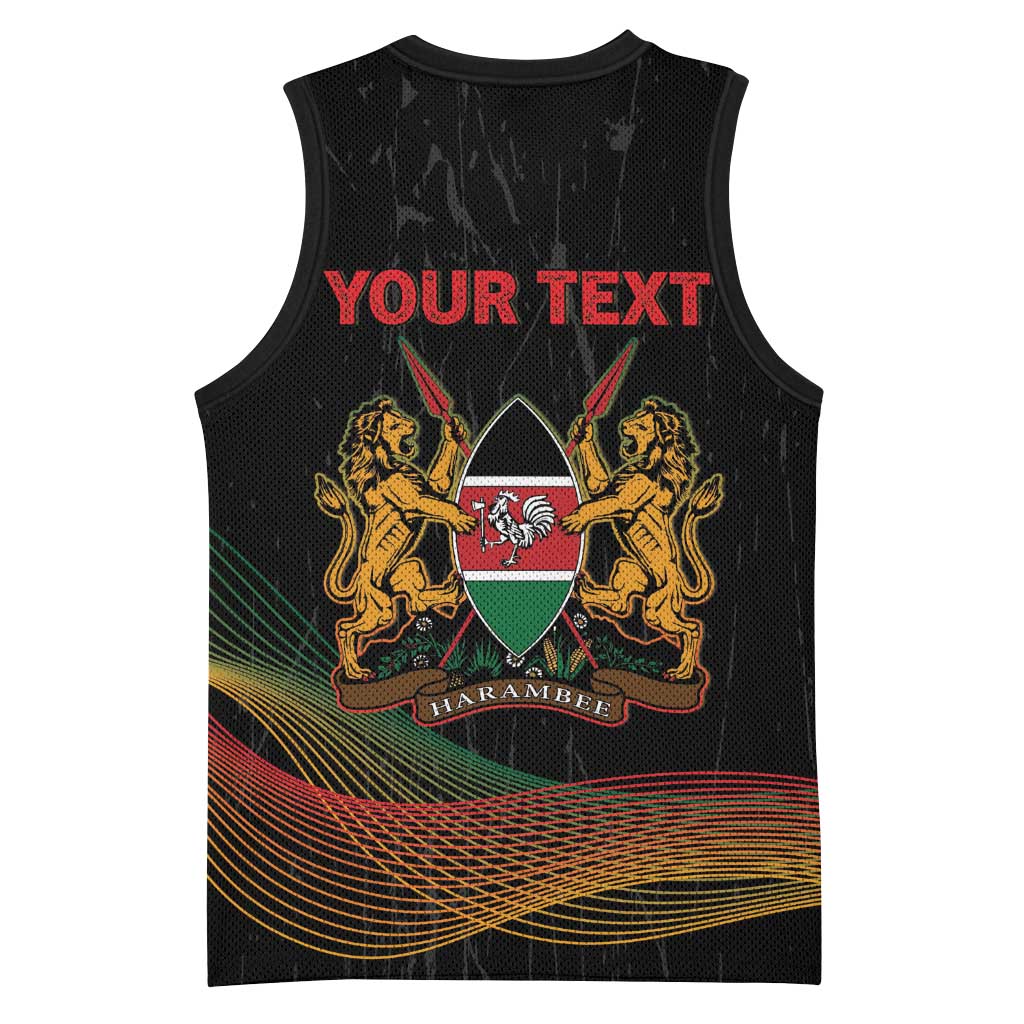 Personalized Kenya Black History Month Basketball Jersey Live It Learn It Make It - African Pride