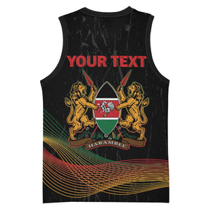 Personalized Kenya Black History Month Basketball Jersey Live It Learn It Make It - African Pride