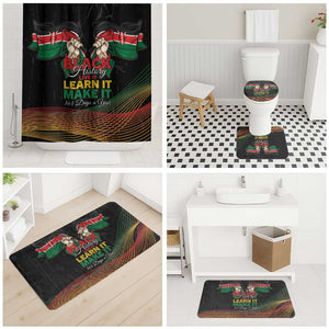 Kenya Black History Month Bathroom Set Live It Learn It Make It - African Pride