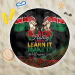 Kenya Black History Month Beach Blanket Live It Learn It Make It - African Pride