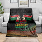 Kenya Black History Month Blanket Live It Learn It Make It - African Pride