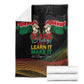 Kenya Black History Month Blanket Live It Learn It Make It - African Pride