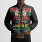 Personalized Kenya Black History Month Bomber Puffer Jacket Live It Learn It Make It - African Pride