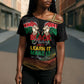 Personalized Kenya Black History Month Cross Shoulder Shirt Live It Learn It Make It - African Pride