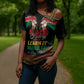 Personalized Kenya Black History Month Cross Shoulder Shirt Live It Learn It Make It - African Pride