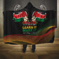 Kenya Black History Month Hooded Blanket Live It Learn It Make It - African Pride