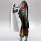 Kenya Black History Month Hooded Blanket Live It Learn It Make It - African Pride