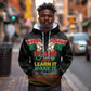Personalized Kenya Black History Month Hoodie Live It Learn It Make It - African Pride