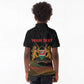 Personalized Kenya Black History Month Kid Polo Shirt Live It Learn It Make It - African Pride