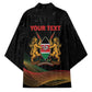 Personalized Kenya Black History Month Kimono Live It Learn It Make It - African Pride
