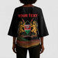 Personalized Kenya Black History Month Kimono Sleeve Blouse Live It Learn It Make It - African Pride