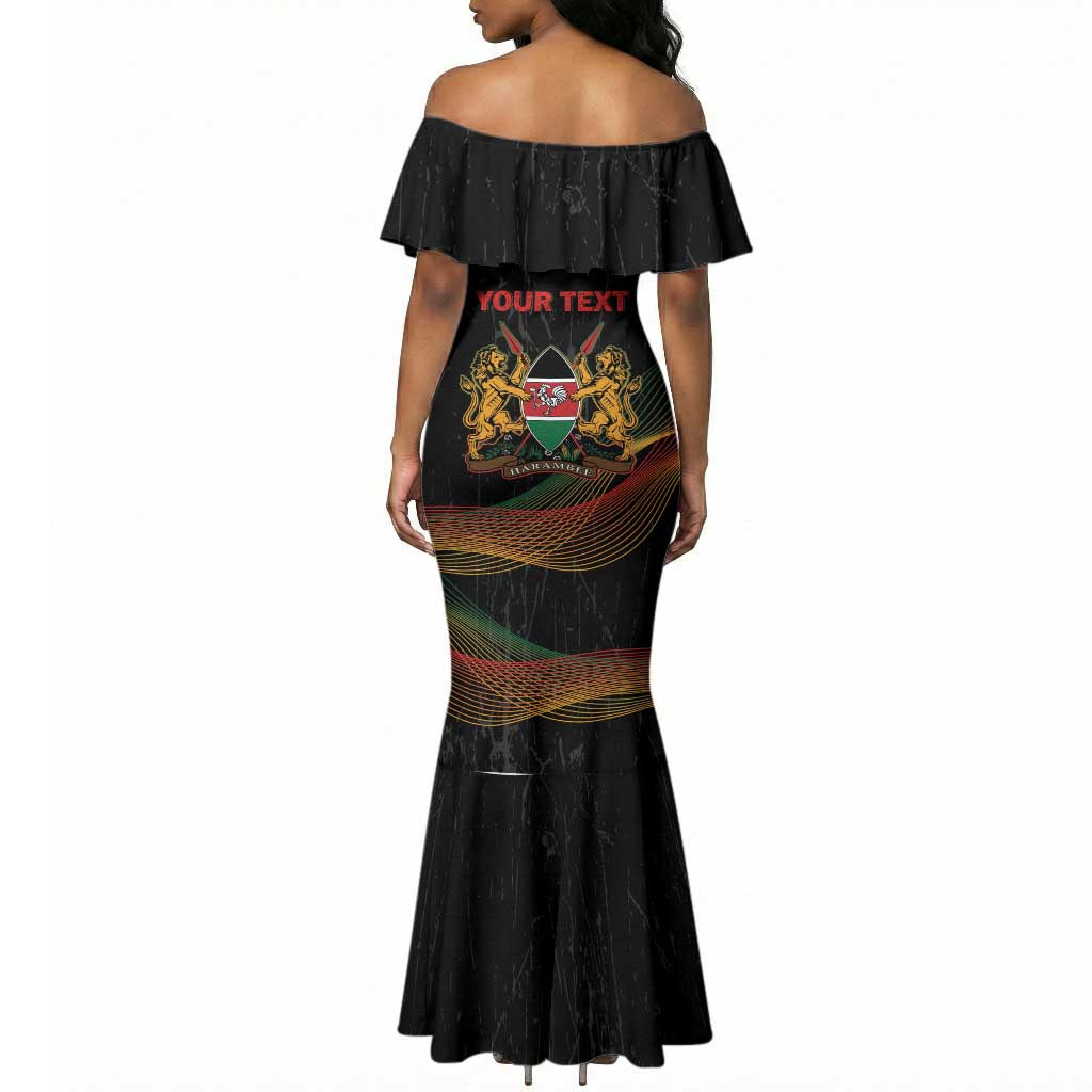 Personalized Kenya Black History Month Mermaid Dress Live It Learn It Make It - African Pride