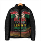 Personalized Kenya Black History Month Padded Jacket Live It Learn It Make It - African Pride