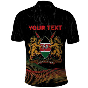 Personalized Kenya Black History Month Polo Shirt Live It Learn It Make It - African Pride