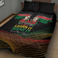 Kenya Black History Month Quilt Bed Set Live It Learn It Make It - African Pride
