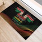 Kenya Black History Month Rubber Doormat Live It Learn It Make It - African Pride