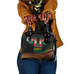 Kenya Black History Month Shoulder Handbag Live It Learn It Make It - African Pride