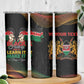 Personalized Kenya Black History Month Skinny Tumbler Live It Learn It Make It - African Pride