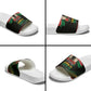 Kenya Black History Month Slide Sandals Live It Learn It Make It - African Pride