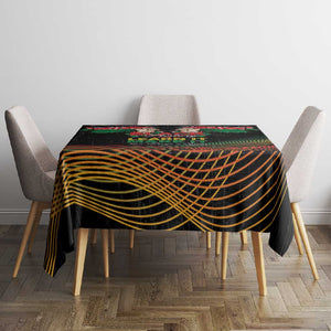 Kenya Black History Month Tablecloth Live It Learn It Make It - African Pride