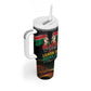 Personalized Kenya Black History Month Tumbler With Handle Live It Learn It Make It - African Pride