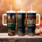Personalized Kenya Black History Month Tumbler With Handle Live It Learn It Make It - African Pride