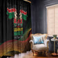 Kenya Black History Month Window Curtain Live It Learn It Make It - African Pride