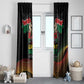 Kenya Black History Month Window Curtain Live It Learn It Make It - African Pride