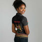 Personalized Kenya Black History Month Women Polo Shirt Live It Learn It Make It - African Pride