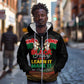 Personalized Kenya Black History Month Zip Hoodie Live It Learn It Make It - African Pride
