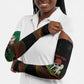 Personalized Nigeria Black History Month Arm Sleeves Live It Learn It Make It - African Pride
