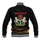 Personalized Nigeria Black History Month Baseball Jacket Live It Learn It Make It - African Pride