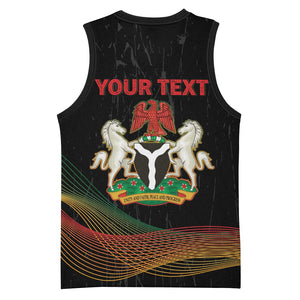 Personalized Nigeria Black History Month Basketball Jersey Live It Learn It Make It - African Pride