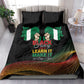 Nigeria Black History Month Bedding Set Live It Learn It Make It - African Pride