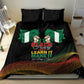 Nigeria Black History Month Bedding Set Live It Learn It Make It - African Pride