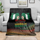 Nigeria Black History Month Blanket Live It Learn It Make It - African Pride