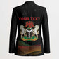 Personalized Nigeria Black History Month Blazer Live It Learn It Make It - African Pride
