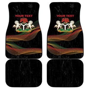 Personalized Nigeria Black History Month Car Mats Live It Learn It Make It - African Pride