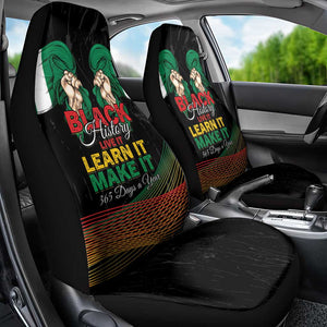 Nigeria Black History Month Car Seat Cover Live It Learn It Make It - African Pride