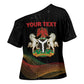 Personalized Nigeria Black History Month Cross Shoulder Shirt Live It Learn It Make It - African Pride