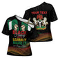 Personalized Nigeria Black History Month Cross Shoulder Shirt Live It Learn It Make It - African Pride