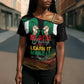 Personalized Nigeria Black History Month Cross Shoulder Shirt Live It Learn It Make It - African Pride