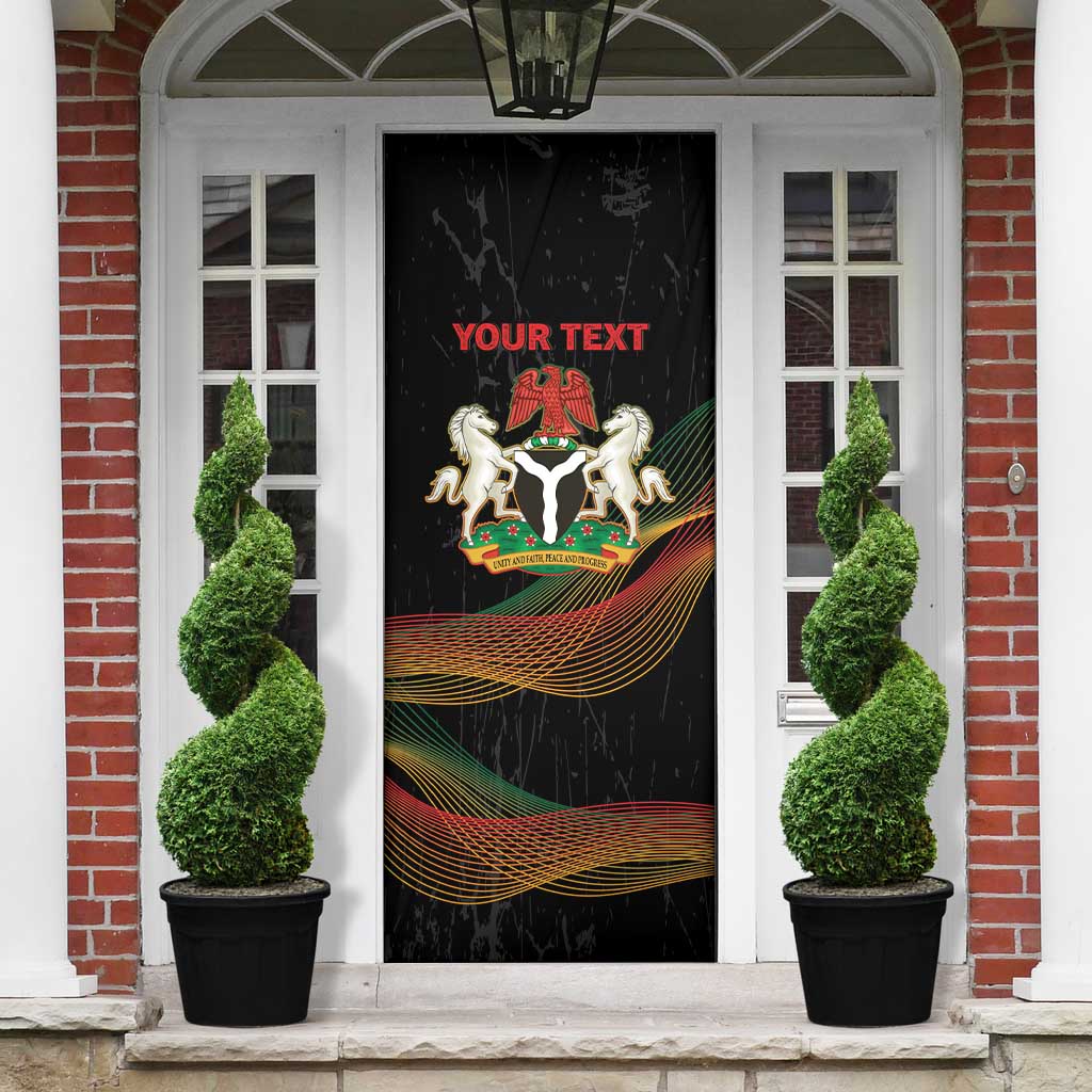 Personalized Nigeria Black History Month Door Cover Live It Learn It Make It - African Pride