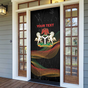 Personalized Nigeria Black History Month Door Cover Live It Learn It Make It - African Pride