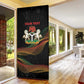 Personalized Nigeria Black History Month Door Cover Live It Learn It Make It - African Pride