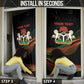 Personalized Nigeria Black History Month Door Cover Live It Learn It Make It - African Pride