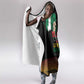 Nigeria Black History Month Hooded Blanket Live It Learn It Make It - African Pride