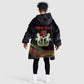 Personalized Nigeria Black History Month Kid Wearable Blanket Hoodie Live It Learn It Make It - African Pride