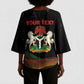Personalized Nigeria Black History Month Kimono Sleeve Blouse Live It Learn It Make It - African Pride