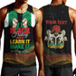 Personalized Nigeria Black History Month Men Tank Top Live It Learn It Make It - African Pride